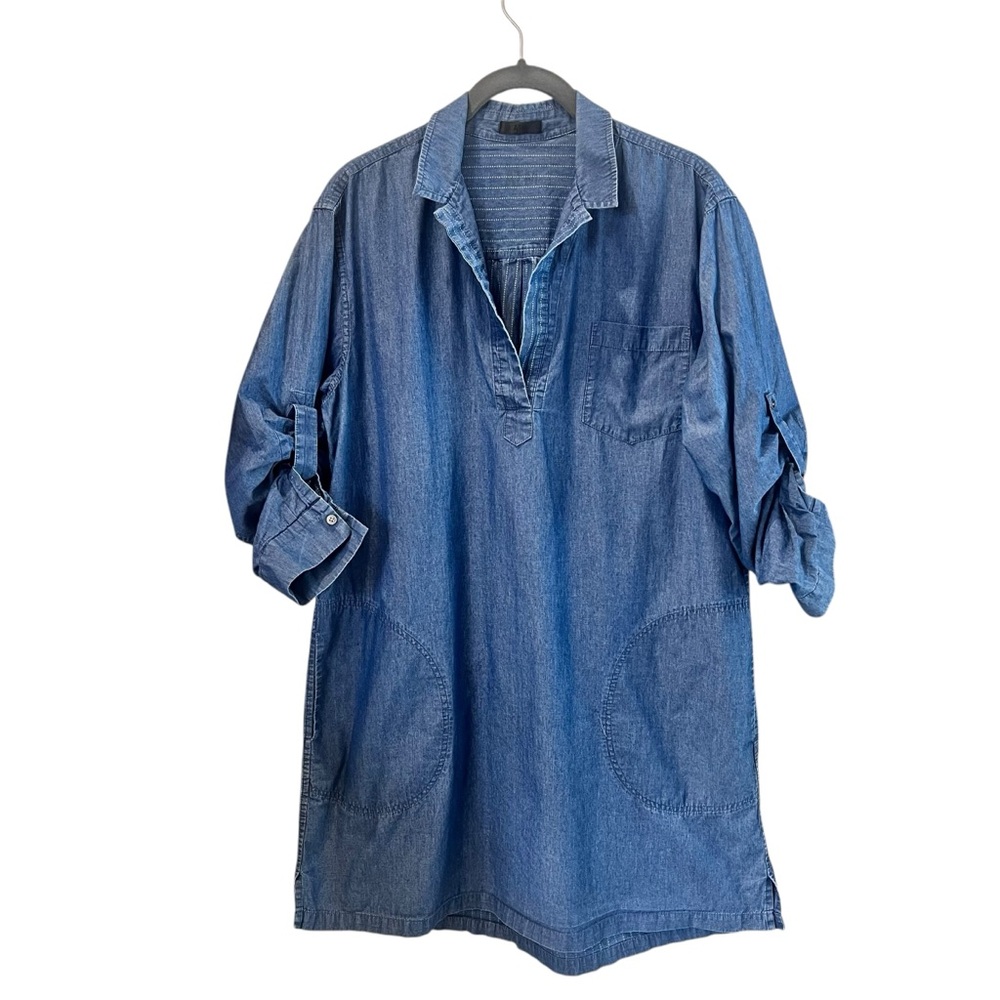 ATM‎ | Anthony Thomas Mellilo Lightweight Denim Blue Dress |Medium